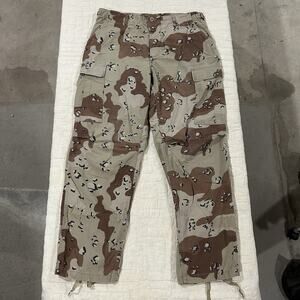 Vintage US Army 6 Color Desert Camo Pants Men Medium Reg Chocolate Chip Wrangler